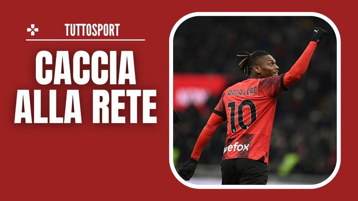 Milan-Roma Serie A 2023-2024 Rafael Leao