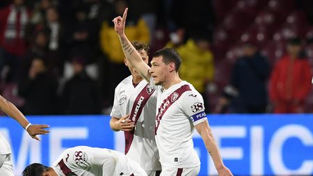 SALERNO, ITALY - APRIL 02: Andrea Belotti of Torino FC celebrates after scoring the 0-1 goal during the Serie A match between US Salernitana and Torino FC at Stadio Arechi on April 02, 2022 in Salerno, Italy. (Photo by Francesco Pecoraro/Getty Images)