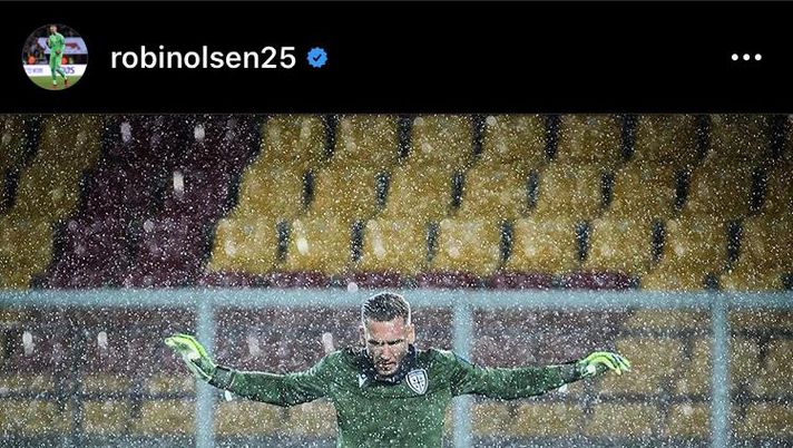 Il portiere svesede del Cagliari riconosce le sue colpe Il portiere svesede del Cagliari riconosce le sue colpe