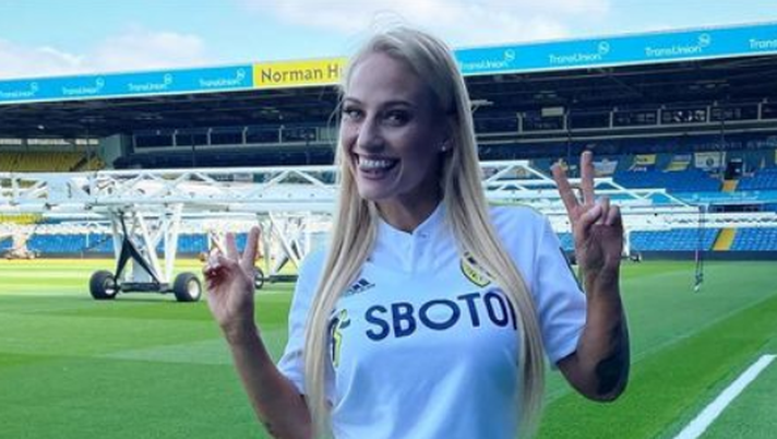 OnlyFans gratis e festa hot in spogliatoio, la promessa di Ebanie Bridges se il Leeds si salva - immagine 1