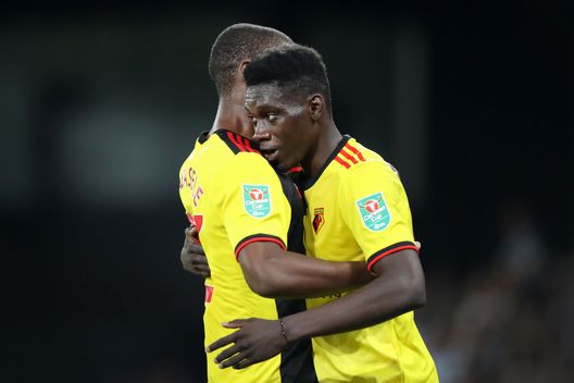 Watford Sarr Kabasele (getty images) Watford Sarr Kabasele (getty images)