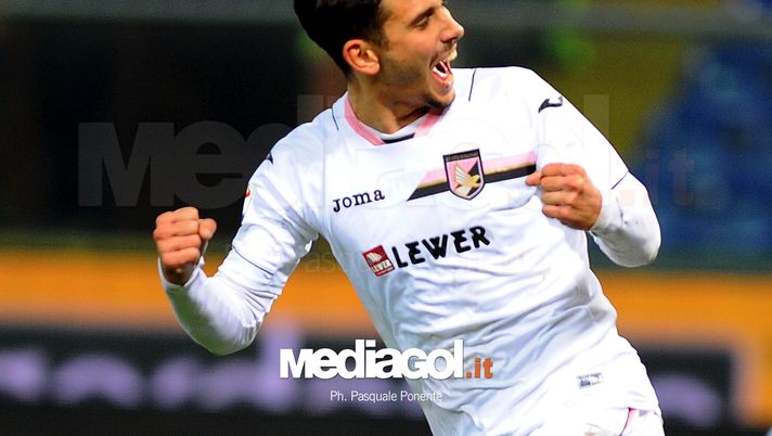 18-12-2016: GENOVA, GENOA-PALERMO CAMPIONATO SERIE A TIM 2016-2017
Esultanza Edoardo goldaniga Cagliari