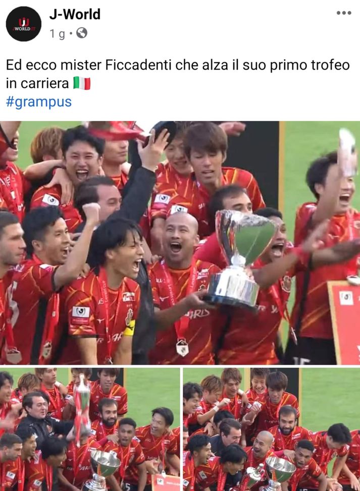 Primo trofeo in carriera: Ficcadenti vince la coppa di Lega giapponese con il Nagoya- immagine 3