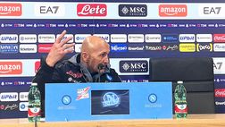 Spalletti in conferenza: “Kvara, gol degno di Maradona. Kim ci sarà con l’Eintracht”