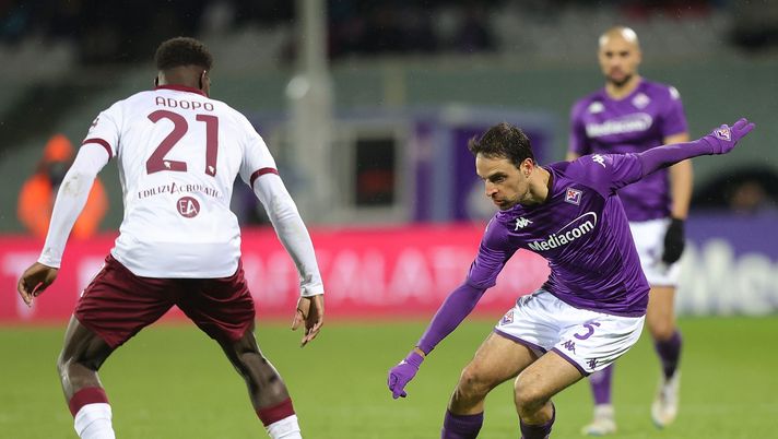 FLORENCE, ITALY - JANUARY 21: Giacomo Bonaventura of ACF Fiorentina in action during the Serie A match between ACF Fiorentina and Torino FC at Stadio Artemio Franchi on January 21, 2023 in Florence, Italy. (Photo by Gabriele Maltinti/Getty Images) Bonaventura: “Oggi contava il risultato. Amrabat? Ha chiesto scusa a tutti” - immagine 1