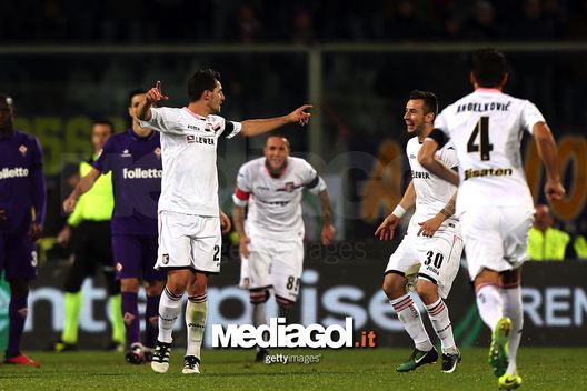 FLORENCE, ITALY - DECEMBER 04: Mato Jajalo of US Citta' di Palermo celebrates after scoring a goal during the Serie A match between ACF Fiorentina and US Citta di Palermo at Stadio Artemio Franchi on December 4, 2016 in Florence, Italy.  (Photo by Gabriele Maltinti/Getty Images) 