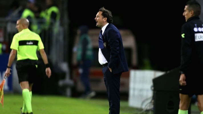 CAGLIARI, ITALY - NOVEMBER 26: Nicolo Frustalupi coach in second reacts during the Serie A match between Cagliari and Torino FC at Sardegna Arena on November 26, 2018 in Cagliari, Italy. (Photo by Enrico Locci/Getty Images) CAGLIARI, ITALY - NOVEMBER 26: Nicolo Frustalupi coach in second reacts during the Serie A match between Cagliari and Torino FC at Sardegna Arena on November 26, 2018 in Cagliari, Italy. (Photo by Enrico Locci/Getty Images)