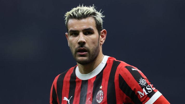 Theo Hernandez derby Milan-Inter 1-1 Coppa Italia 2024-25