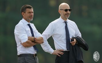  Zvonimir Boban e Ivan Gazidis, dirigenti del Milan, a Milanello (credits: acmilan.com)