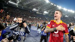 La Roma batte la Lazio, la gioia di Mancini: “Sono l’uomo più felice del mondo”