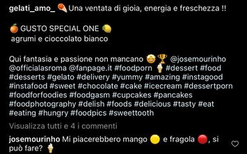 A Roma nasce il gelato “Special One”. E arriva il commento di Mourinho – FOTO - Forzaroma.info - Ultime notizie As Roma calcio – Interviste, foto e video | Forzaroma.info