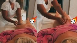 VIDEO / Wanda Nara vuole essere in forma per la Fashion Week: il massaggio è super sexy