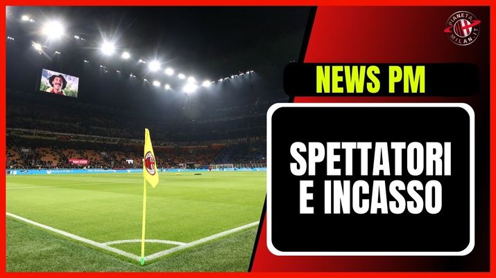 Milan-Atalanta Serie A 2023-2024 spettatori incasso San Siro