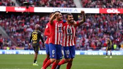 L’Atletico torna alla vittoria: manita al Las Palmas e Inter avvisata