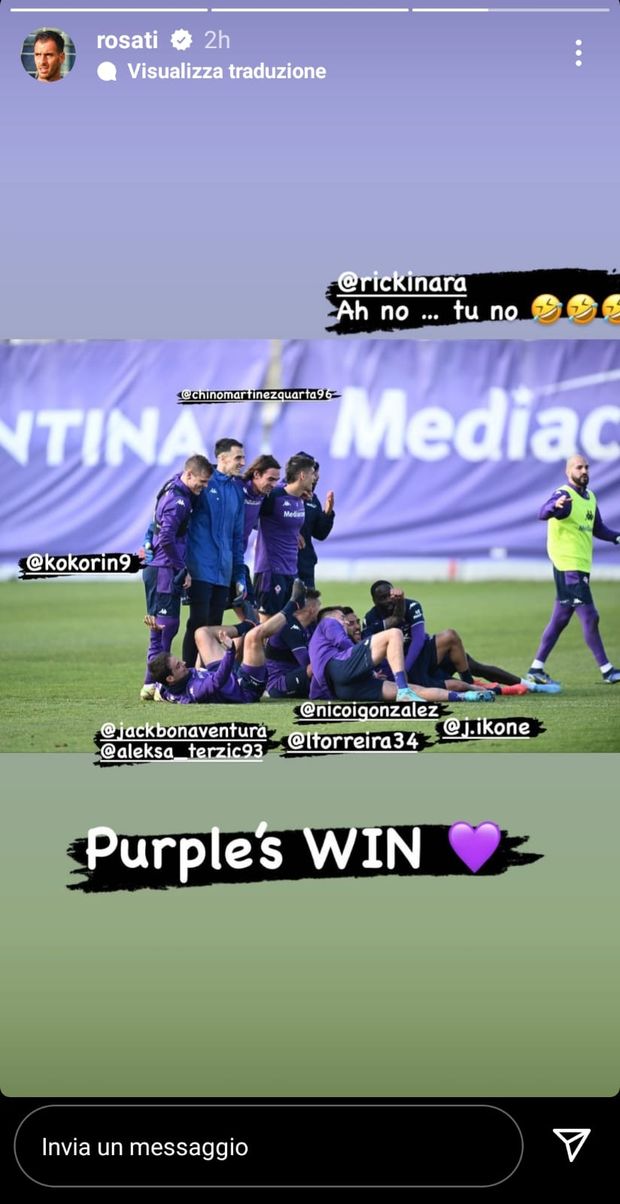 FOTO – Rosati sfotte Saponara: “Abbiamo vinto! Ah no, tu no”- immagine 2