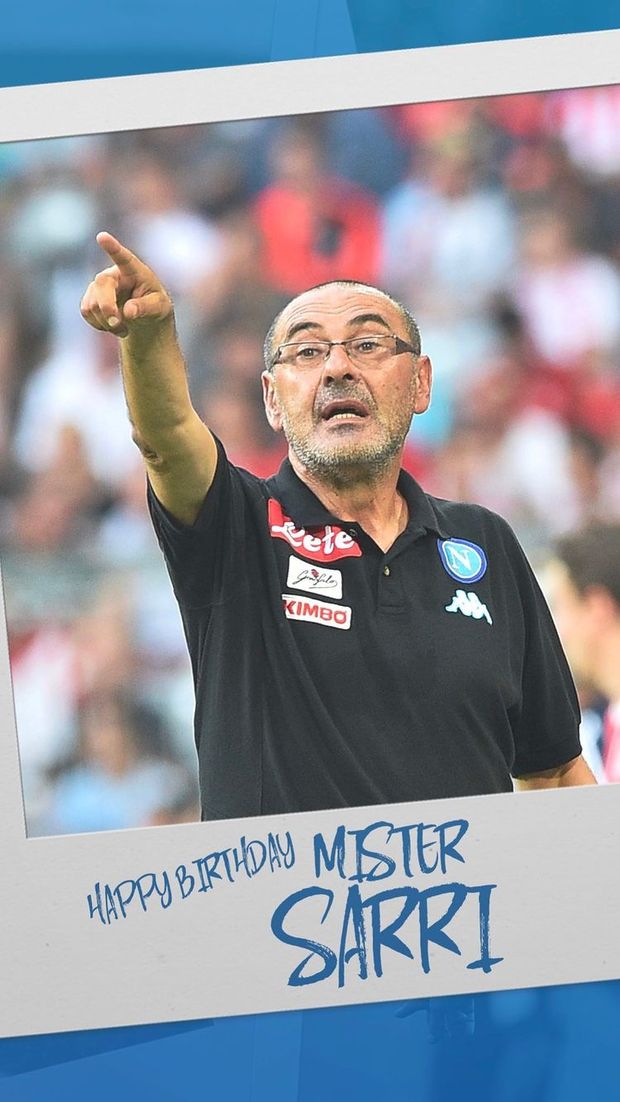 FOTO Gli auguri social del Napoli a Maurizio Sarri: “Happy birthday”- immagine 2