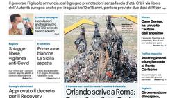 Prima Pagina, Giornale di Sicilia: “Parte la vaccinazione a tappeto, dal 3 giugno le prenotazioni”