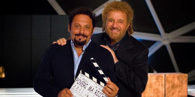 De Sica e Brignano in "Poveri ma Ricchi" De Sica e Brignano in "Poveri ma Ricchi"