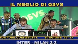 VIDEO / Inter-Milan a QSVS: Rossi vs Ruiu, in studio succede di tutto