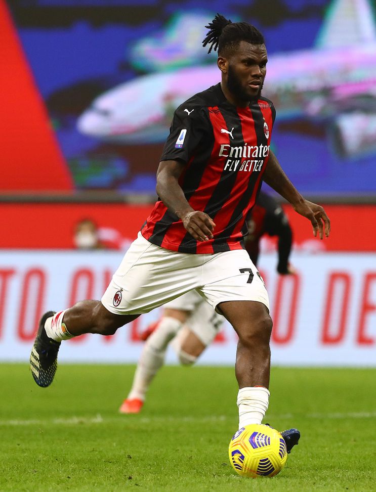 Milan-Udinese 1-1, stagione 2020-2021. Kessie segna il gol del pari, su calcio di rigore, al 97' (getty images) Milan-Udinese 1-1, stagione 2020-2021. Kessie segna il gol del pari, su calcio di rigore, al 97' (getty images)
