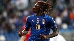 Italia, Mancini chiama Kean al posto dell’infortunato Immobile