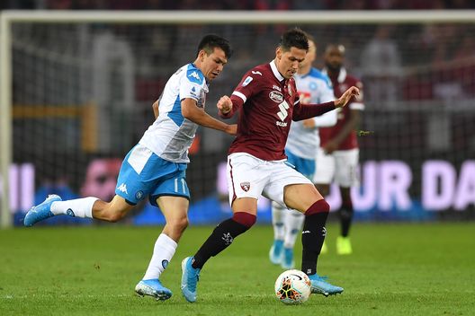 Sasa Lukic e Hirving Lozano (Photo by Valerio Pennicino/Getty Images) Sasa Lukic e Hirving Lozano (Photo by Valerio Pennicino/Getty Images)