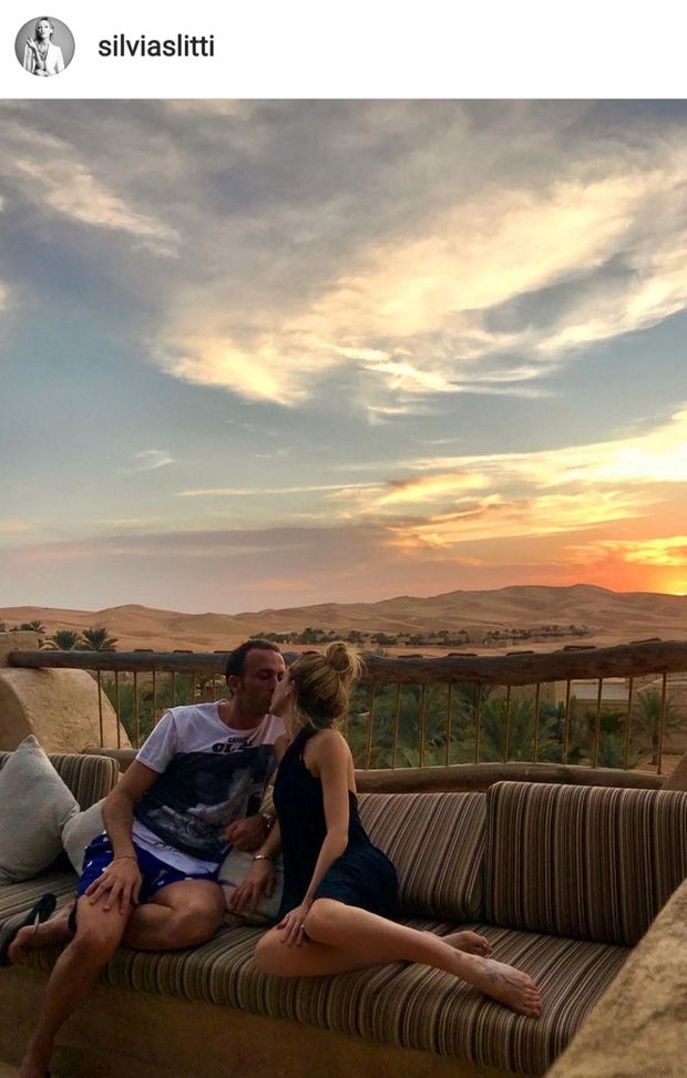 Silvia Slitti con il Pazzo Pazzini 