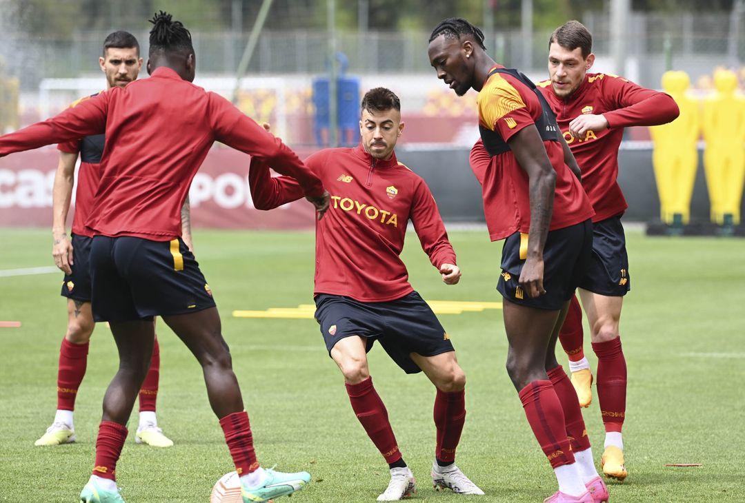 Roma, la rifinitura alla vigilia del Bayer Leverkusen – FOTO GALLERY - immagine 13