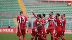 Bari, verso il Palermo: allenamento sotto gli occhi di De Laurentiis, Celiento in gruppo. Citro…