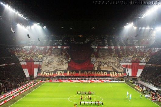 Coreografia Curva Sud San Siro (credits Getty Images) 