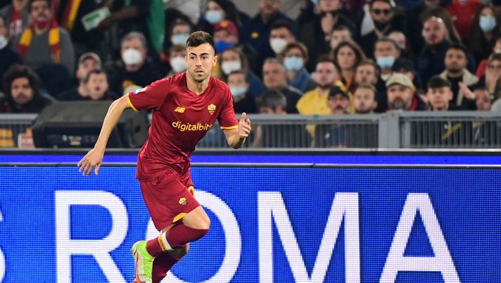 ROME, ITALY - OCTOBER 31: AS Roma player Stephan El Shaarawy during the Serie A match between AS Roma and AC Milan at Stadio Olimpico on October 31, 2021 in Rome, Italy. (Photo by Luciano Rossi/AS Roma via Getty Images) El Shaarawy, ultima chiamata verso un salto di qualità - immagine 1