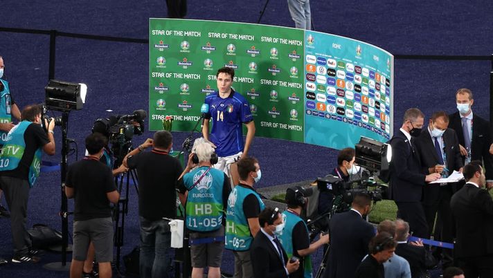 Getty Images Chiesa: “Il nostro centrocampo è fantastico. L’entusiasmo l’ha portato Mancini” - immagine 1