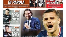 Prima Pagina, Tuttosport: “Juve, prendi Icardi. Inter, Kostic e Luiz Felipe! Moro…”