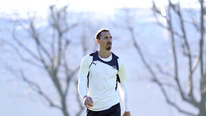 Zlatan Ibrahimovic, attaccante del Milan (getty images)