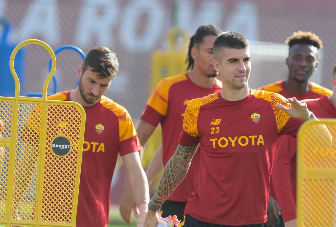 Trigoria, la rifinitura prima della partenza per Helsinki – FOTO GALLERY - immagine 19