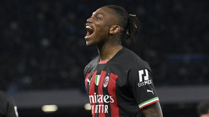 Rafael Leao AC Milan Napoli-Milan 0-4 Serie A 2022-2023