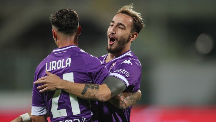 GERMOGLI PH: 25 OTTOBRE2020  FIRENZE STADIO ARTEMIO FRANCHI CAMPIONATO SERIE A TIM FIORENTINA VS UDINESE GOL ESULTANZA CASTROVILLI 