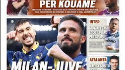Prima Pagina, Tuttosport: “Milan-Juve senza tregua. Belotti, assist per Kouame”