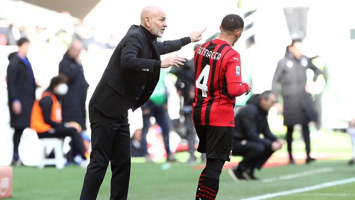 Pioli parla di Bennacer nella conferenza stampa pre Atalanta-Milan (Getty Images)