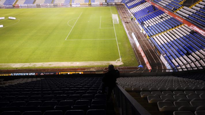 CORUNA,SPAIN - FEBRUARY 1: A general view of the Riazor Stadium stand and pitch before the Spanish second league football match between Deportivo de la Coruna and CE Sabadell at the Riazor Stadium on February 1, 2014 in Coruna,Spain. (Photo by Miguel Riopa/EuroFootball/Getty Images) CORUNA,SPAIN - FEBRUARY 1: A general view of the Riazor Stadium stand and pitch before the Spanish second league football match between Deportivo de la Coruna and CE Sabadell at the Riazor Stadium on February 1, 2014 in Coruna,Spain. (Photo by Miguel Riopa/EuroFootball/Getty Images)