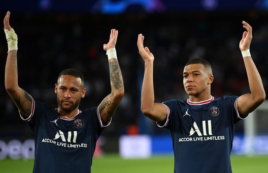 Neymar Mbappé (getty images) Neymar Mbappé