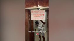 VIDEO / Matic, la sorpresa dei vicini in ascensore!