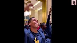 VIDEO Francia, festa e delirio in albergo per la finale dei Mondiali conquistata