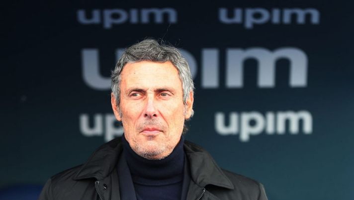 EMPOLI, ITALY - FEBRUARY 11: Luca Gotti manager of Spezia Calcio looks on during the Serie A match between Empoli FC and Spezia Calcio at Stadio Carlo Castellani on February 11, 2023 in Empoli, Italy. (Photo by Gabriele Maltinti/Getty Images) Gotti: “Non bene Holm, non aveva la testa giusta! Shomurodov, Gyasi, Verde…” - immagine 1