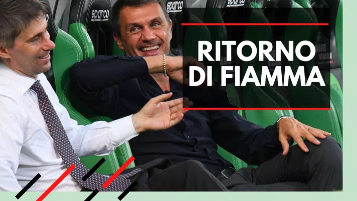 Frederic Massara e Paolo Maldini (dirigenti AC Milan), responsabili delle operazioni di calciomercato del Milan | Milan News (Getty Images)