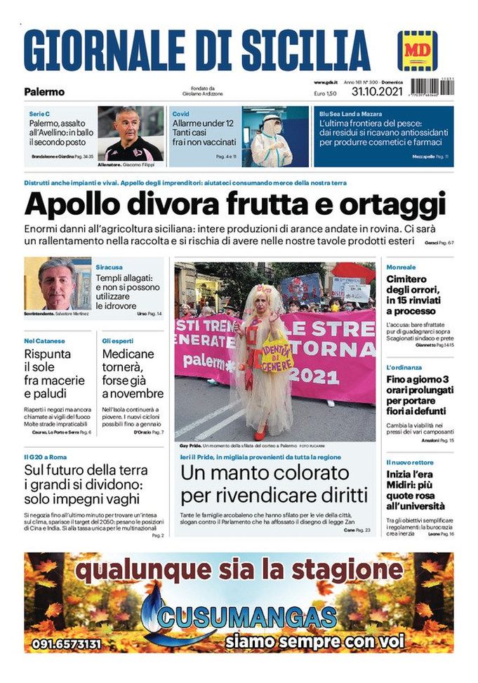 Prima Pagina, Giornale di Sicilia: “Palermo, in ballo il secondo posto“ Prima Pagina, Giornale di Sicilia: “Palermo, in ballo il secondo posto“ - immagine 1