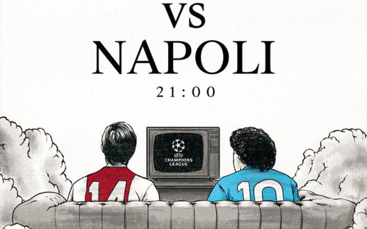 FOTO L’Ajax presenta la sfida al Napoli, Maradona-Cruijff in Paradiso- immagine 2