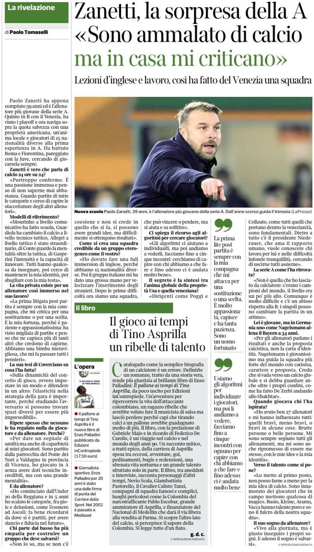 Venezia, parla il Nagelsmann italiano: Zanetti “La mia fidanzata mi critica sempre”- immagine 2