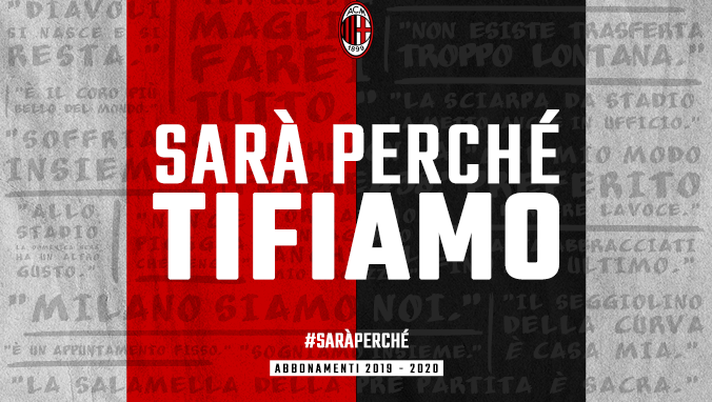 abbonamenti Milan San Siro 2019-2020