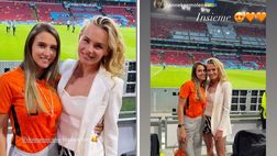 Euro2020, a Olanda-Ucraina si ritrovano due wags della Serie A: “Finalmente”